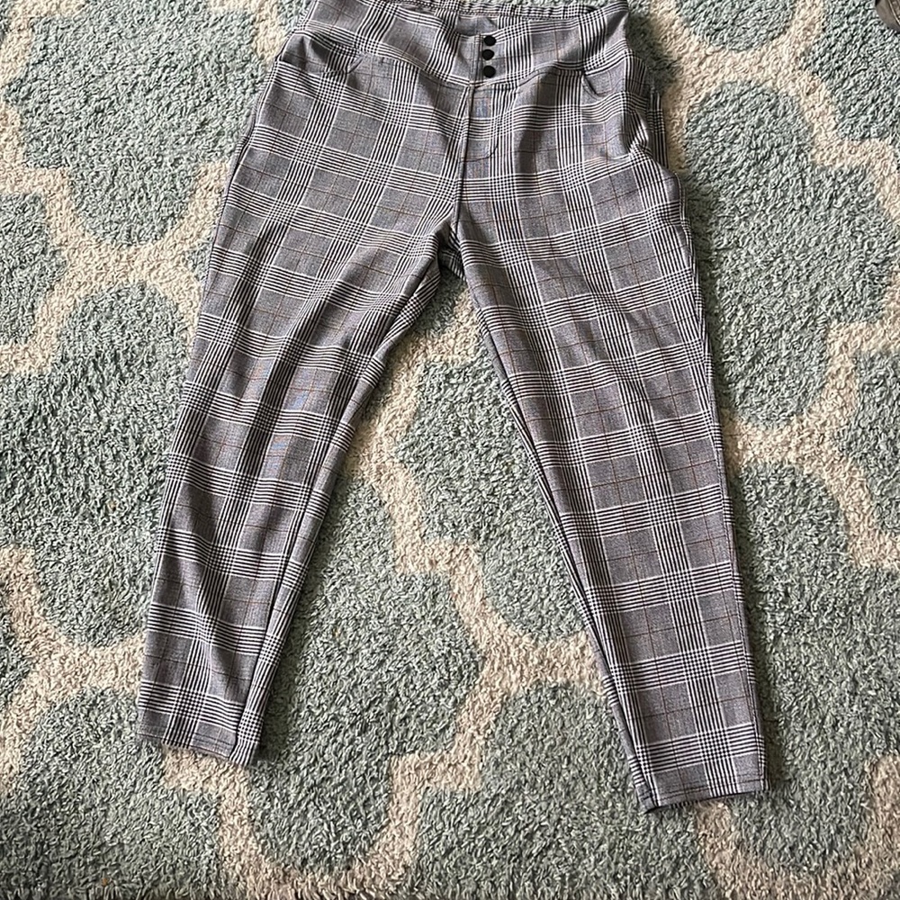 Polyester spandex stretch pants